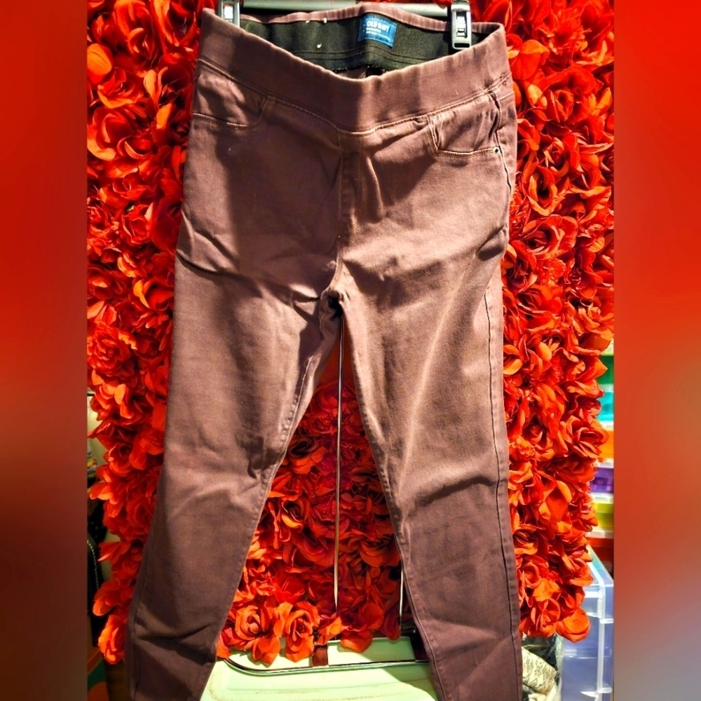 Old Navy Womens Plum Jeggings Pants